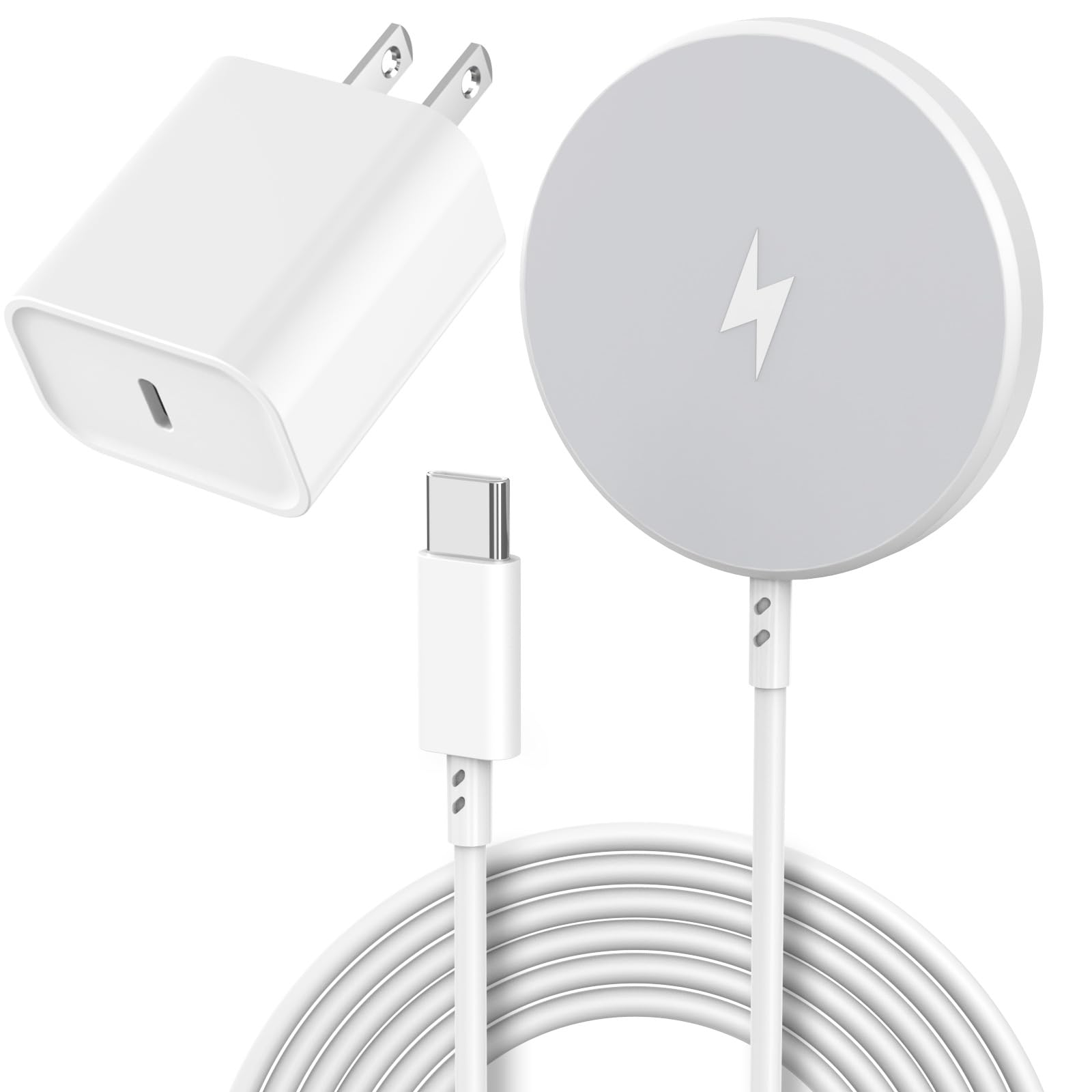 Amazon.com: [Apple MFi Certified]Magnetic Wireless Charger Apple